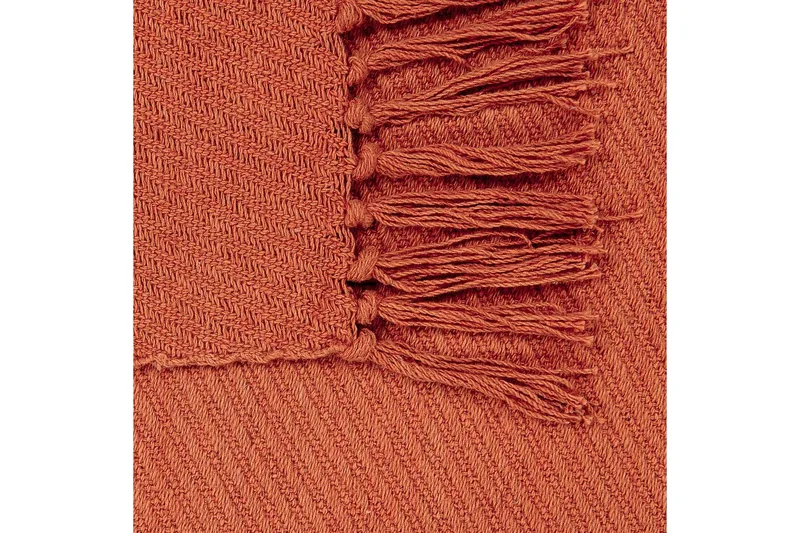 Pledd Yarsa Rød - Rød - Tekstiler & tepper - Tepper & pledd