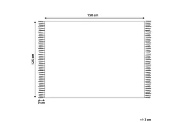 Pledd Yarsa Rød - Rød - Tekstiler & tepper - Tepper & pledd