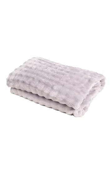 Pledd Pom Pom 130x170 cm - Sølv - Tekstiler & tepper - Tepper & pledd