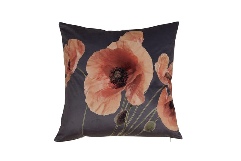 Vallmo Putetrekk 48x48 cm, Fersken