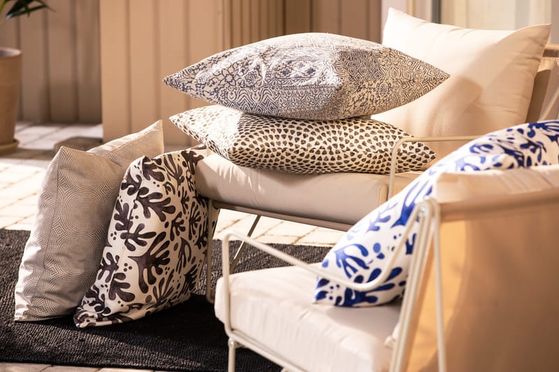 Fritab Dots Putetrekk 60x60 cm - Beige/Hvit - Tekstiler & tepper - Pute & putetrekk - Putetrekk