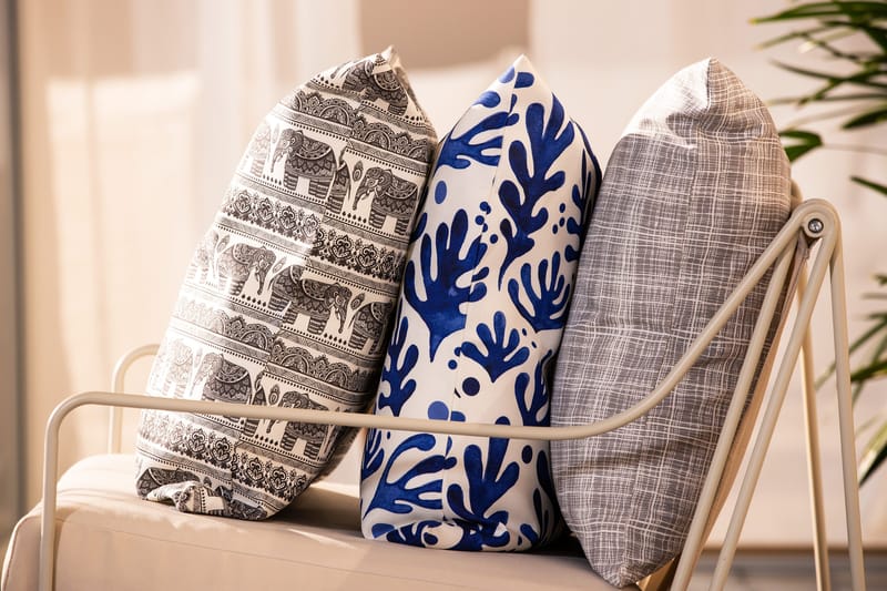 Putetrekk 50 x 50 cm - Grå - Tekstiler & tepper - Pute & putetrekk - Putetrekk