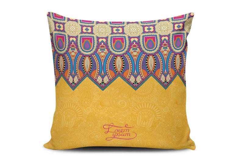 Putetrekk Cushion Love 45x45 cm - Flerfarget - Putetrekk