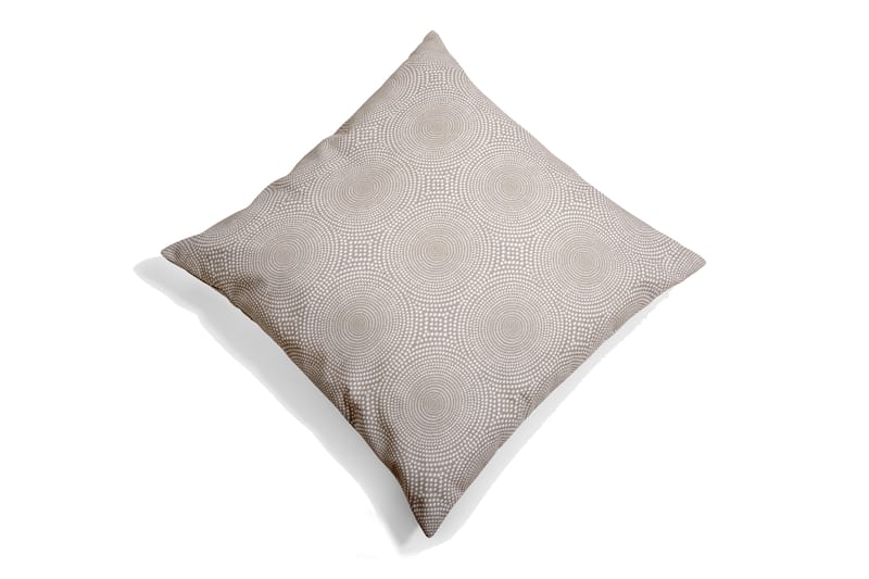 Putetrekk Dots 60x60 cm Beige/Hvit - Fritab - Putetrekk