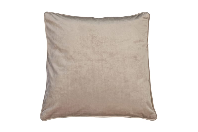 Putetrekk Velvet 45x45 cm Fløyel Sand - Putetrekk