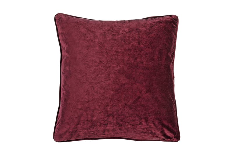 Putetrekk Velvet 45x45 cm Vinrød - Putetrekk