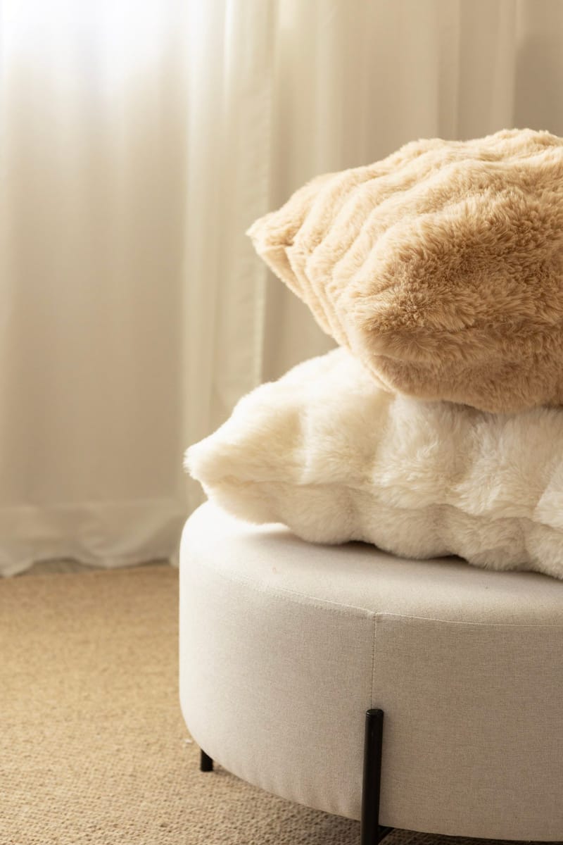 Pyntepute Bubble 50x50 cm - Beige - Tekstiler & tepper - Pute & putetrekk - Pynteputer