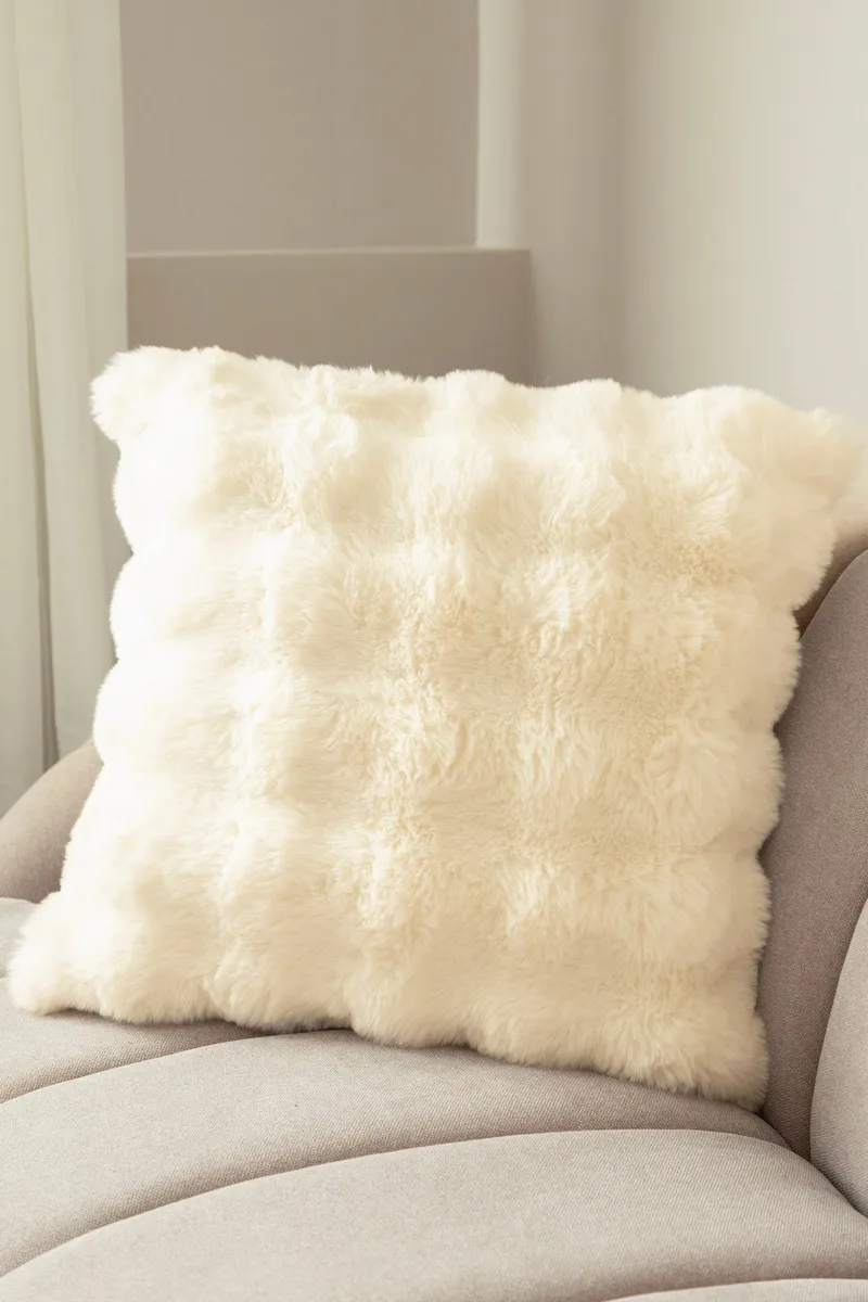 Pyntepute Bubble 50x50 cm - Krem - Tekstiler & tepper - Pute & putetrekk - Pynteputer
