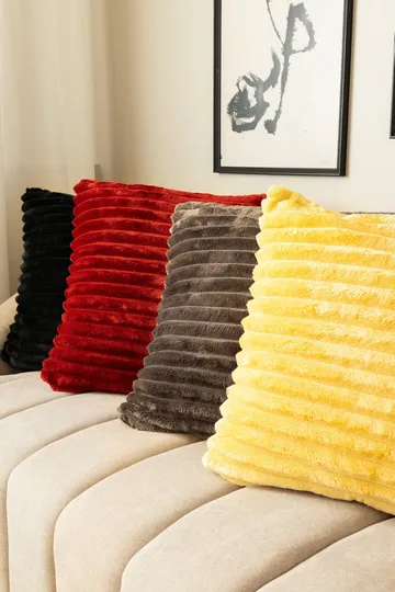 Pyntepute Stripe 50x50 cm - Gul - Tekstiler & tepper - Pute & putetrekk - Pynteputer
