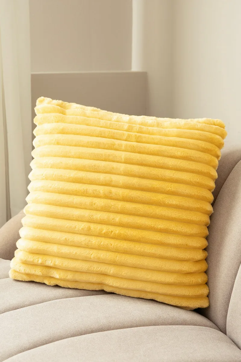 Pyntepute Stripe 50x50 cm - Gul - Tekstiler & tepper - Pute & putetrekk - Pynteputer