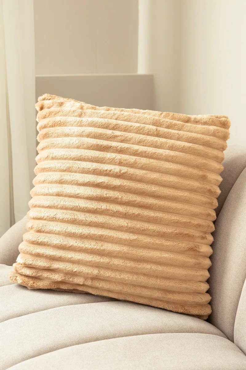 Pyntepute Stripe 50x50 cm - Karamell - Tekstiler & tepper - Pute & putetrekk - Pynteputer