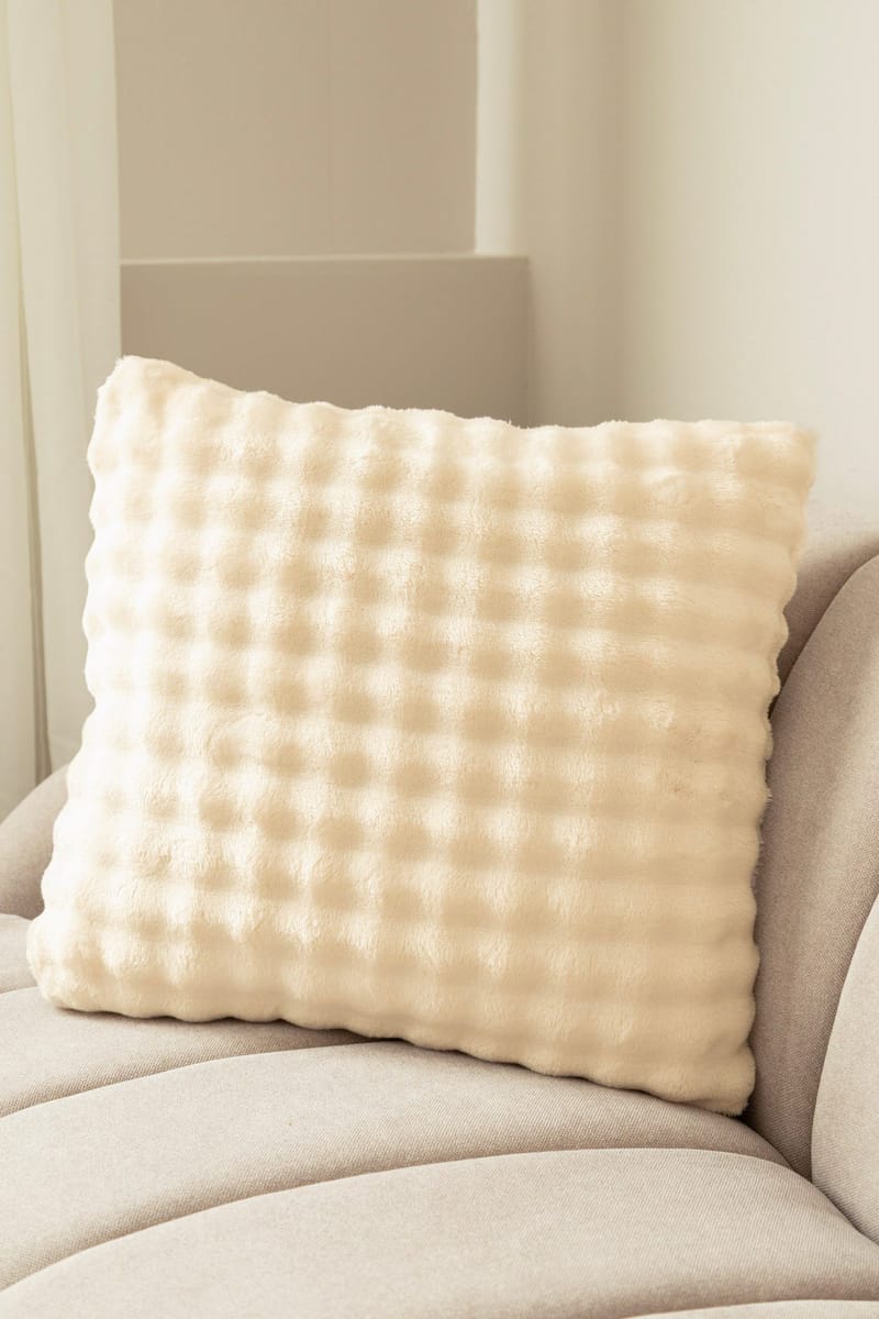 Pyntepute Pom Pom 50x50 cm - Kremhvit - Tekstiler & tepper - Pute & putetrekk - Pynteputer