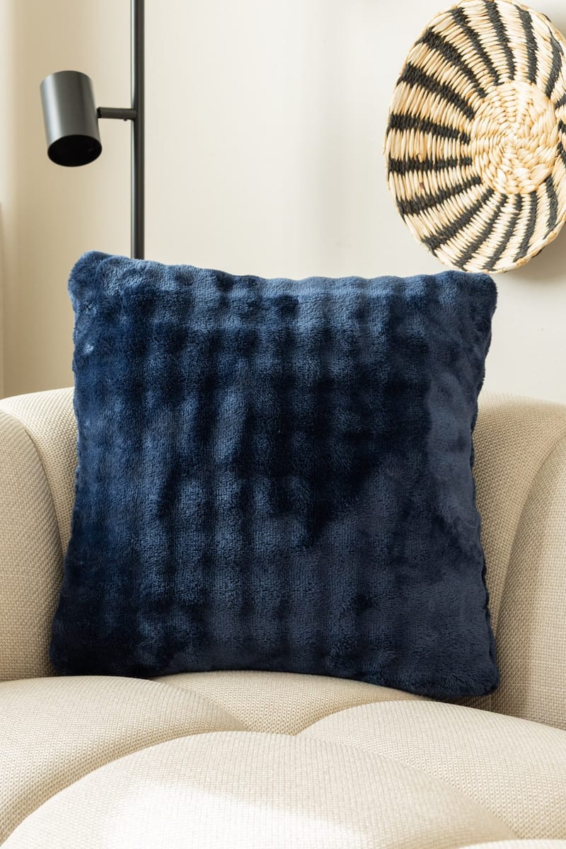 Pyntepute Pom Pom 50x50 cm - Marineblå - Tekstiler & tepper - Pute & putetrekk - Pynteputer