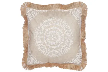 Pynteputer Agrimony sett av 2 Beige/hvit - Beige/hvit - Tekstiler & tepper - Pute & putetrekk - Pynteputer