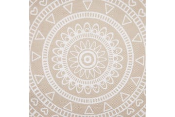 Pynteputer Agrimony sett av 2 Beige/hvit - Beige/hvit - Tekstiler & tepper - Pute & putetrekk - Pynteputer