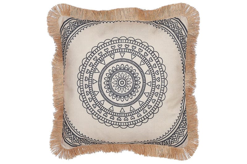 Pynteputer Agrimony sett av 2 Beige/svart - Beige/svart - Tekstiler & tepper - Pute & putetrekk - Pynteputer