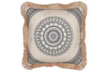 Pynteputer Agrimony sett av 2 Beige/svart - Beige/svart - Tekstiler & tepper - Pute & putetrekk - Pynteputer
