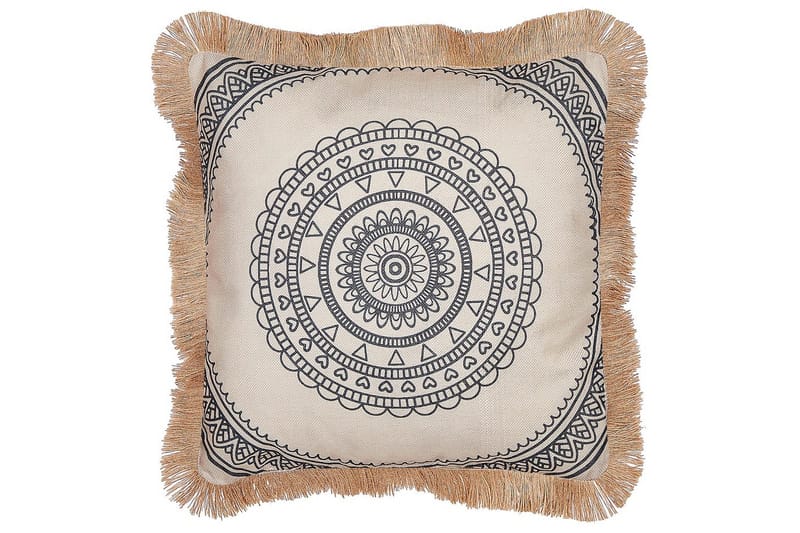 Pynteputer Agrimony sett av 2 Beige/svart - Beige/svart - Tekstiler & tepper - Pute & putetrekk - Pynteputer