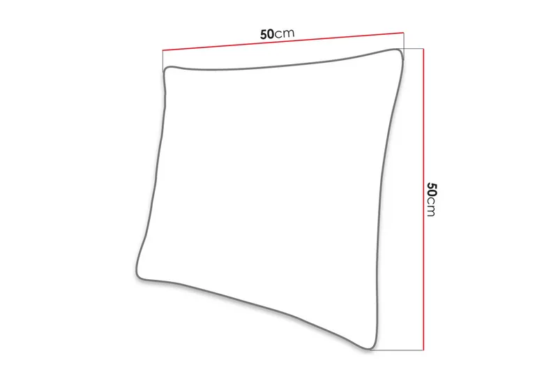 Aldbrough Pyntepute 50x50 cm - Rosa - Tekstiler & tepper - Pute & putetrekk - Pynteputer