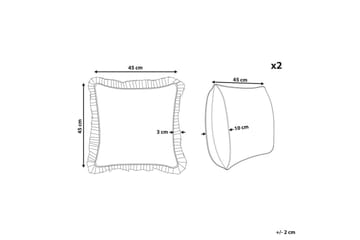 Pynteputer Amoena sett av 2 - Tekstiler & tepper - Pute & putetrekk - Pynteputer
