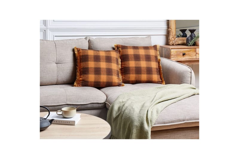 Pynteputer Barja sett med 2 Firkantet - Firkantet - Tekstiler & tepper - Pute & putetrekk - Pynteputer