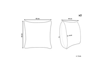 Pynteputer Bracken sett av 2 - Tekstiler & tepper - Pute & putetrekk - Pynteputer