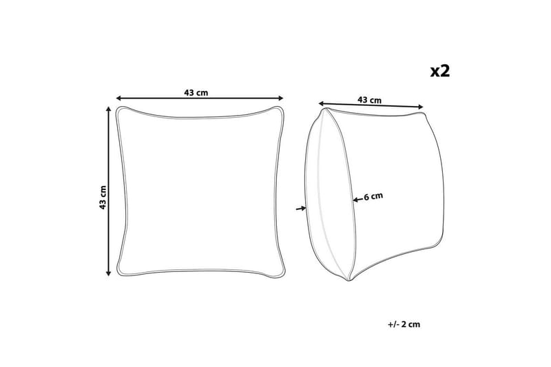 Pynteputer Campanula sett av 2 - Tekstiler & tepper - Pute & putetrekk - Pute utendørs