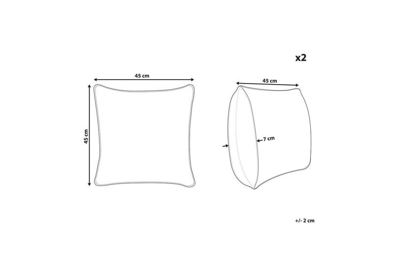 Pynteputer Echinacea sett om 2 - Tekstiler & tepper - Pute & putetrekk - Pynteputer