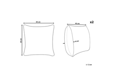 Pynteputer Erinus sett med 2 - Tekstiler & tepper - Pute & putetrekk - Pynteputer