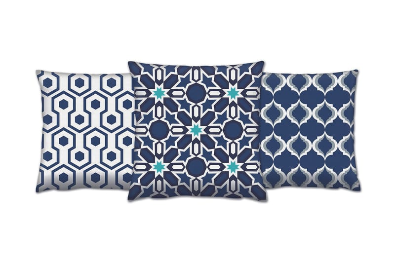 Gravel Pute 43x43 cm 3-pack, Multi