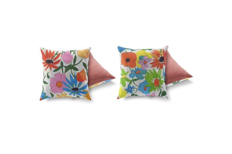 Gravel Pute 43x43 cm 2-pack - Multi - Tekstiler & tepper - Pute & putetrekk - Pynteputer