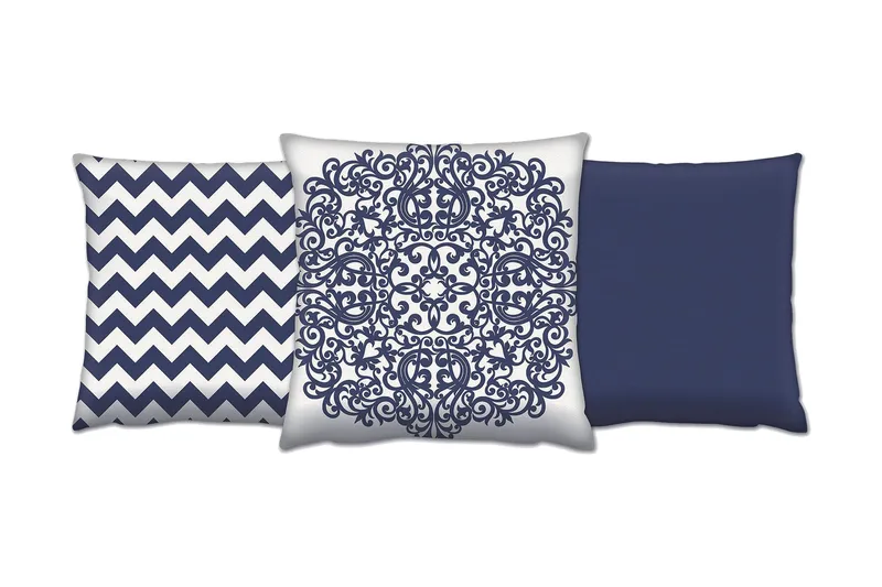 Gravel Pute 43x43 cm 3-pack, Multi