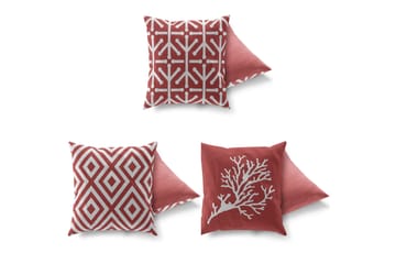 Gravel Pute 43x43 cm 3-pack - Multi - Tekstiler & tepper - Pute & putetrekk - Pynteputer