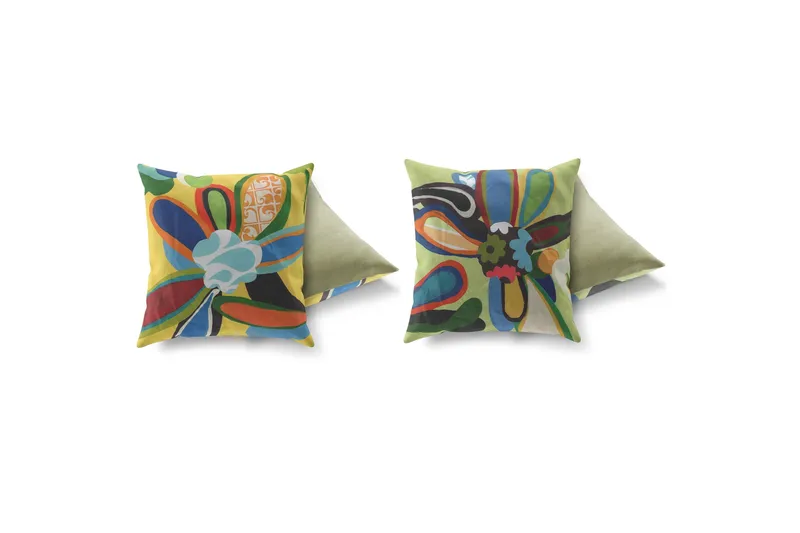 Gravel Pute 43x43 cm 2-pack - Multi - Tekstiler & tepper - Pute & putetrekk - Pynteputer