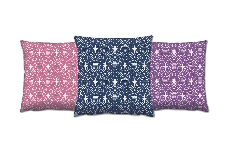 Gravel Pute 43x43 cm 3-pack, Multi