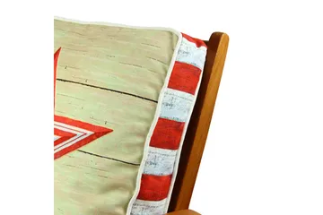 Gravel Pute 42x42 cm - Rød/Hvit - Tekstiler & tepper - Pute & putetrekk - Pynteputer