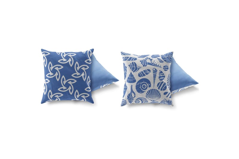 Gravel Pute 43x43 cm 2-pack - Multi - Tekstiler & tepper - Pute & putetrekk - Pynteputer