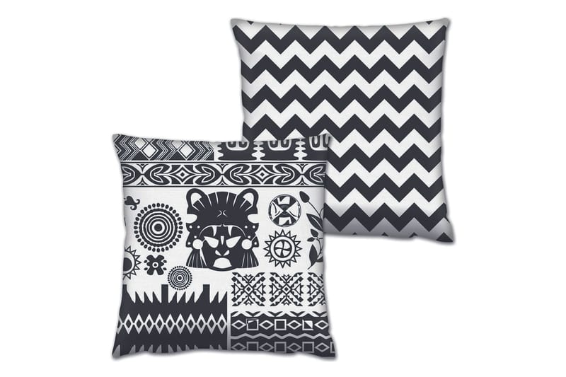 Gravel Pute 43x43 cm 2-pack, Multi