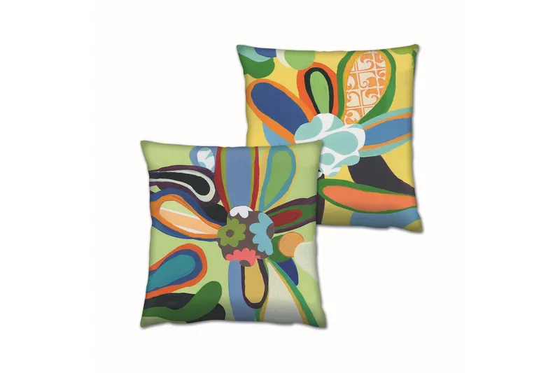 Gravel Pute 43x43 cm 2-pack, Multi