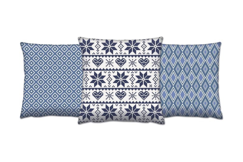 Gravel Pute 43x43 cm 3-pack, Multi