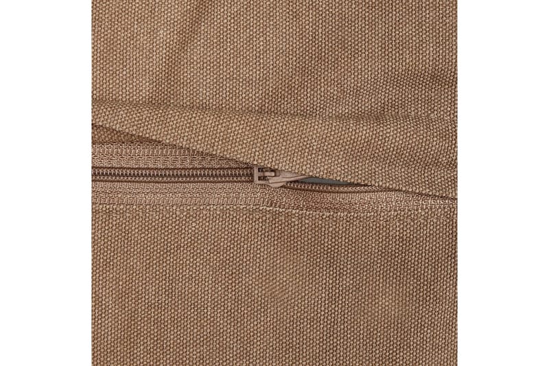 Pynteputer Ianthe sett á 2 Brun/Hvit - Brun/Hvit - Tekstiler & tepper - Pute & putetrekk - Pynteputer