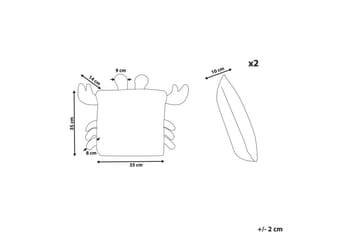 Pynteputer Jargalli sett à 2 - Tekstiler & tepper - Pute & putetrekk - Pynteputer
