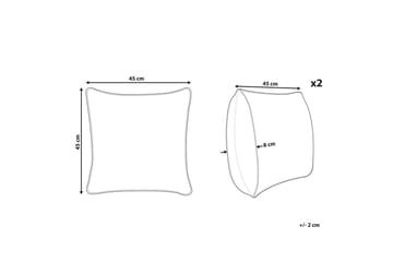 Pynteputer Jellies sett à 2 - Tekstiler & tepper - Pute & putetrekk - Pynteputer