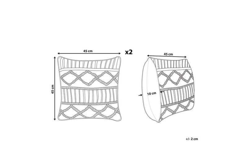 Pynteputer Karatas sett av 2 - Tekstiler & tepper - Pute & putetrekk - Pynteputer