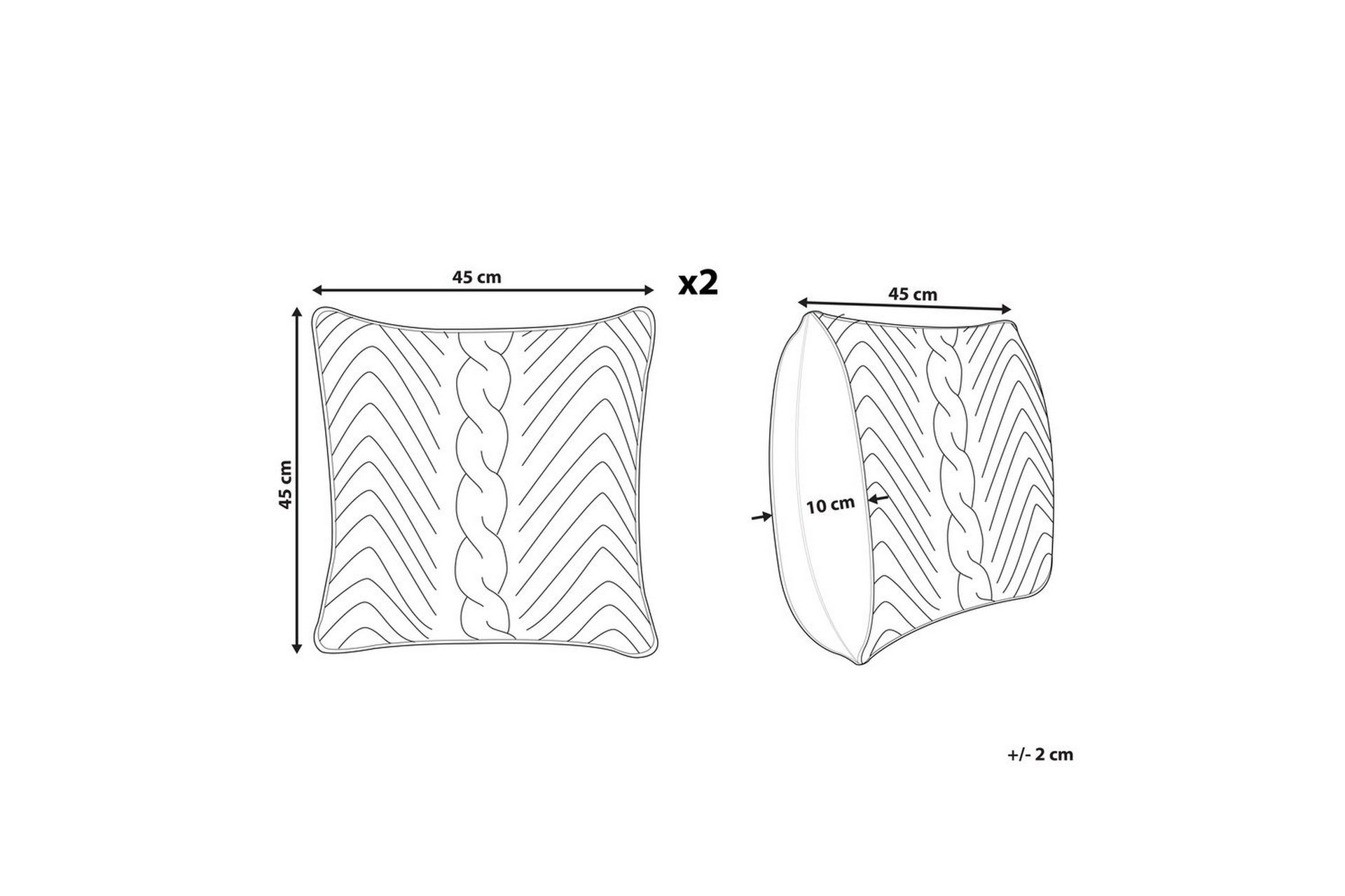 Pynteputer Konni sett med 2 - Tekstiler & tepper - Pute & putetrekk - Pynteputer