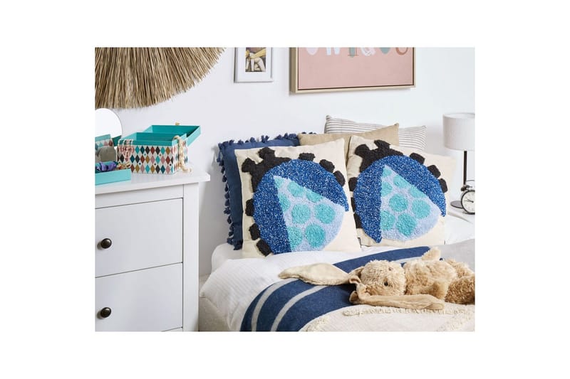 Pynteputer Ladybird sett av 2 - Tekstiler & tepper - Pute & putetrekk - Pynteputer