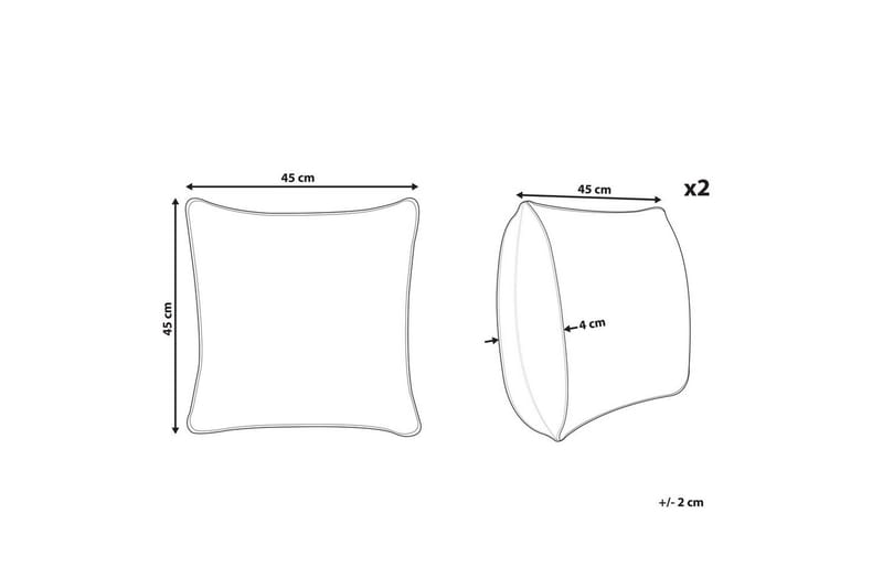 Pynteputer Ladybird sett av 2 - Tekstiler & tepper - Pute & putetrekk - Pynteputer