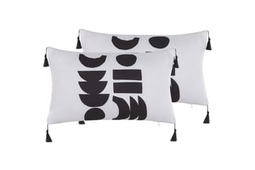 Pynteputer Liriope sett av 2 Rektangulær - Rektangulær - Tekstiler & tepper - Pute & putetrekk - Pynteputer