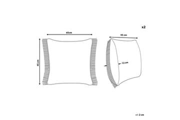 Pynteputer Lonar sett med 2 - Tekstiler & tepper - Pute & putetrekk - Pynteputer