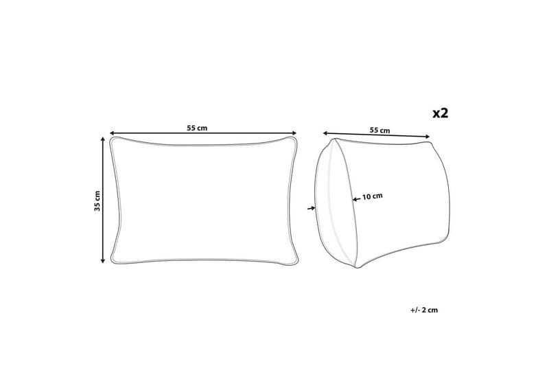 Pynteputer Lythrum sett med 2 - Tekstiler & tepper - Pute & putetrekk - Pynteputer